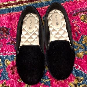 Birdies Black Velvet flats Sz 25 Girls